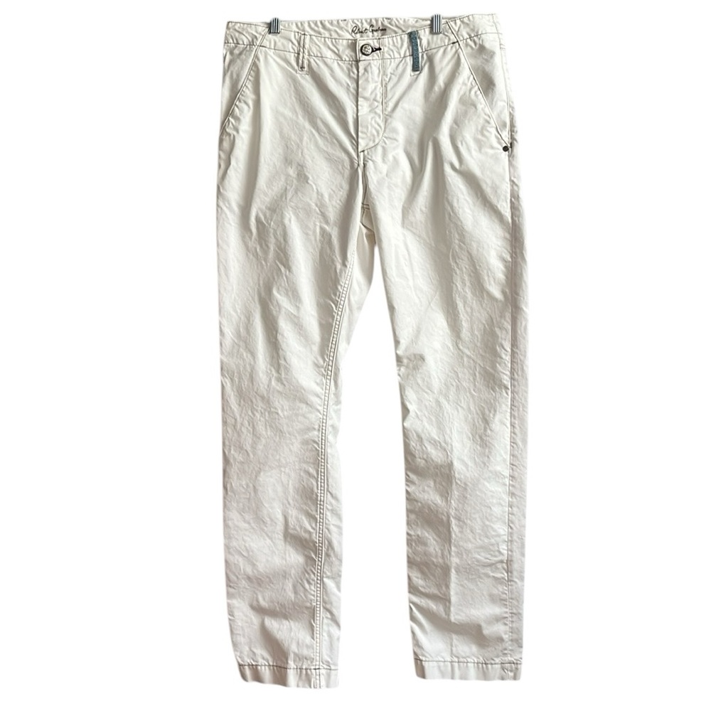 Robert Graham Men’s White Cotton Classic Yates Pants Size 35